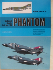 WARPAINT  031. McDONNELL DOUGLAS F-4K   F-4M PHANTOM